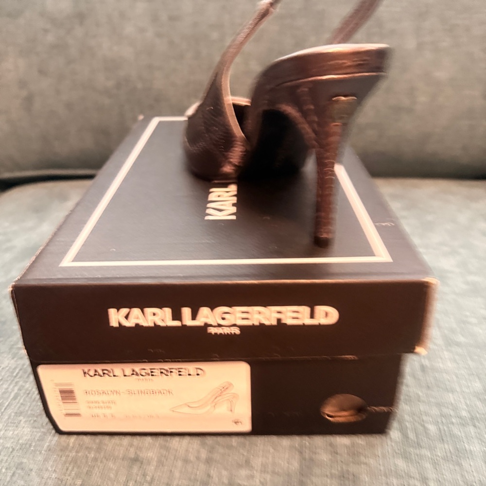 Karl Lagerfeld Black High Heels